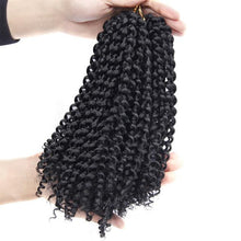 Load image into Gallery viewer, Havana Twist Hair Crochet braids Synthetic Ombre Braiding Hair Extensions Brazilian Jerry Curly Bundles Kinky Curly Hair Bulk - BzilHair – Brazilian Hair