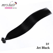 Load image into Gallery viewer, MRSHAIR Pre Bonded Flat Tip Hair Extensions 14&quot; 18&quot; Machine Made Remy Straight Capsules Keratin Fusion Hair - BzilHair – Brazilian Hair