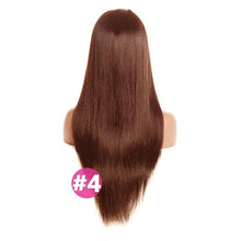 Load image into Gallery viewer, Wonder girl 13x6 Straight Lace Front Human Hair Wigs Remy 360 Lace Frontal Wig Pre Plucked 13x4Brazilian Straight Lace Front Wig - BzilHair – Brazilian Hair