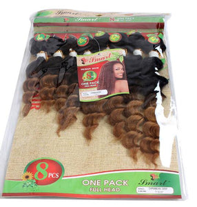 Mongolian kinky curly hair 8pcs/pack 300gram Brazilian Hair Extension Ombre Braiding Hair Weave Bundles Hairstyle Full Head - BzilHair – Brazilian Hair
