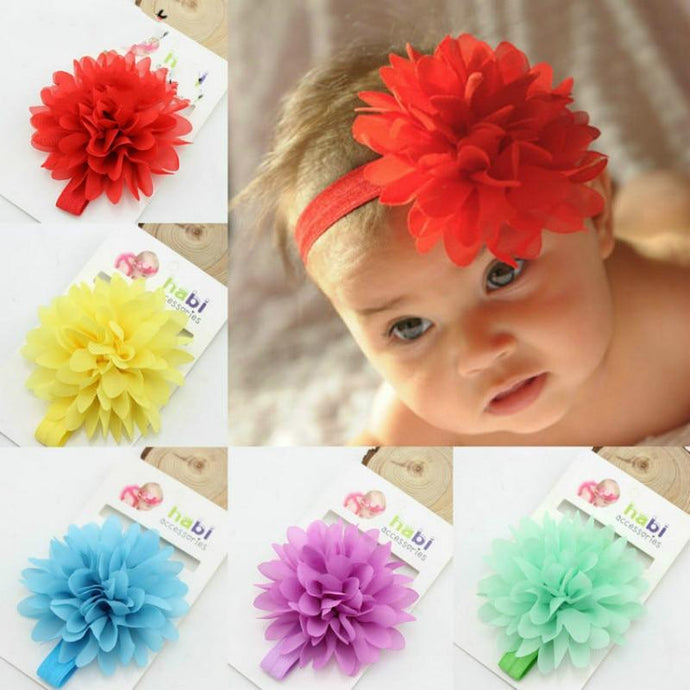 Hot Sale Baby Girl Elastic Hairband Children Hair Wear For Kids Head Band Flower Headband Baby Hair Accessories - BzilHair – Brazilian Hair