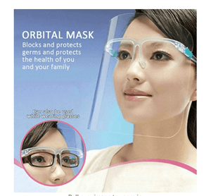 Safety Face Protective Mask Transparent Clear Plastic Glass Face Shields - BzilHair – Brazilian Hair
