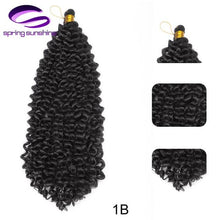 Load image into Gallery viewer, 14inch Long Brazilian Synthetic Ombre Braiding Hair Extensions Water Wave Crochet Braids Hair Bundles Afro Kinky Twist Crochet - BzilHair – Brazilian Hair