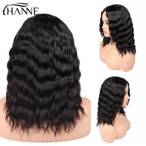 HANNE Hair Human Hair Wigs Loose Deep Wave Wigs Middle Part 100% Brazilian Remy Hair Glueless Wig Natural Color - BzilHair – Brazilian Hair