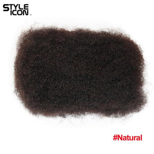 Afro Kinky Bulk Human Hair 4 Bundles Remy Mongolian Afro Kinky Bulk 50 Gram/ Pc Kinky Curly Hair Crochet For Braiding Styleicon - BzilHair – Brazilian Hair