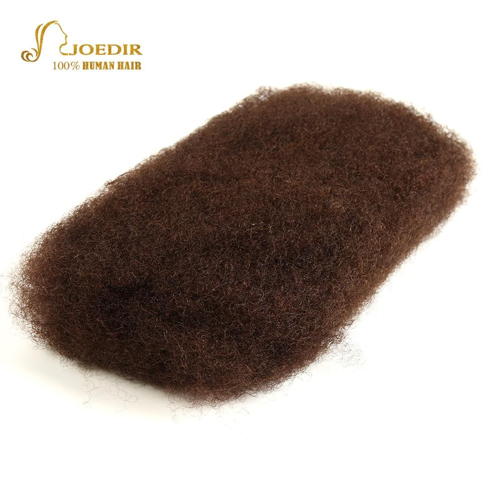 Joedir Afro Kinky Bulk Human Hair 1 Bundle Remy Mongolian Afro Kinky Bulk 50g/Pc Kinky Curly Hair Crochet For Braiding Color #4 - BzilHair – Brazilian Hair