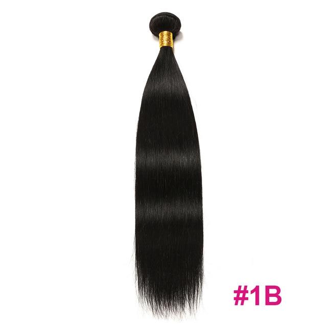 Straight Hair Bundles Brazilian Hair Weave Bundles Human Hair Bundles 4 or 3 Bundles Non Remy Hair Extensions Natural Black - BzilHair – Brazilian Hair
