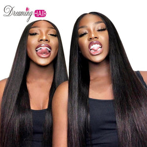 Lace Frontal Human Hair Wigs Straight Pre Plucked Hairline Baby Hair 8-24 Inch 180% Malaysian Remy Human Hair Lace Frontal Wigs - BzilHair – Brazilian Hair