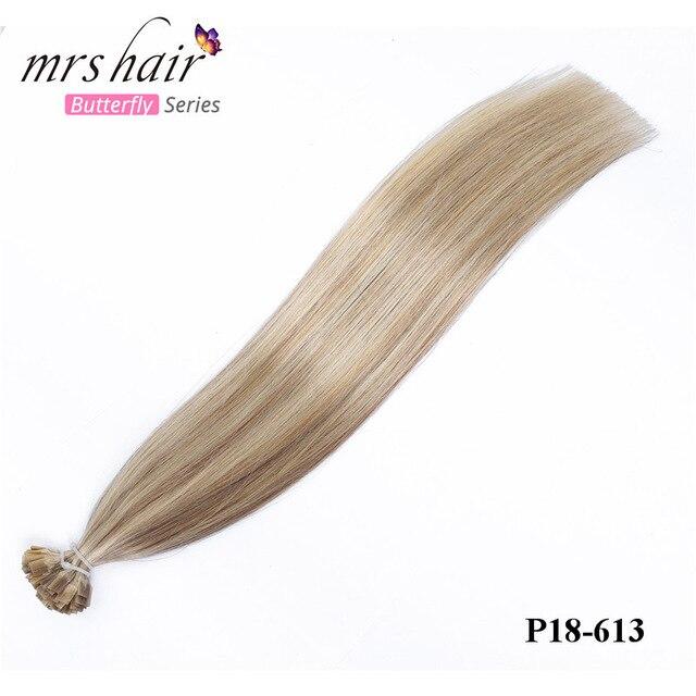 MRSHAIR Pre Bonded Flat Tip Hair Extensions 14