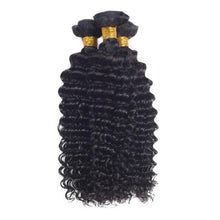 Load image into Gallery viewer, Women Fashion Wig European Human Hair Nature Black Deep Wave Hair Wigs for Women Wavy Cosplay Hair Wig - BzilHair – Brazilian Hair