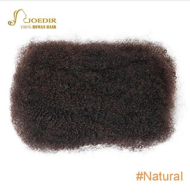 Joedir Hair Brazilian Remy Hair Afro Kinky Curly Bulk Human Hair For Braiding Braiding Hair Extensions Crochet Braid hair 10-22