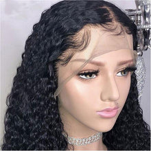 Load image into Gallery viewer, Brazilian Hair Water Wave 13x4 Lace Front Human Hair Wigs With Baby Hair Pre Plucked For Black Women Braided Up 150% Remy Hair - BzilHair – Brazilian Hair