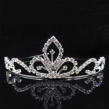 Load image into Gallery viewer, AINAMEISI Princess Crystal Tiaras and Crowns Headband Kid Girls Love Bridal Prom Crown Wedding Party Accessiories Hair Jewelry - BzilHair – Brazilian Hair