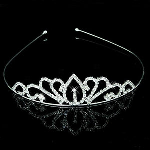 AINAMEISI Princess Crystal Tiaras and Crowns Headband Kid Girls Love Bridal Prom Crown Wedding Party Accessiories Hair Jewelry - BzilHair – Brazilian Hair