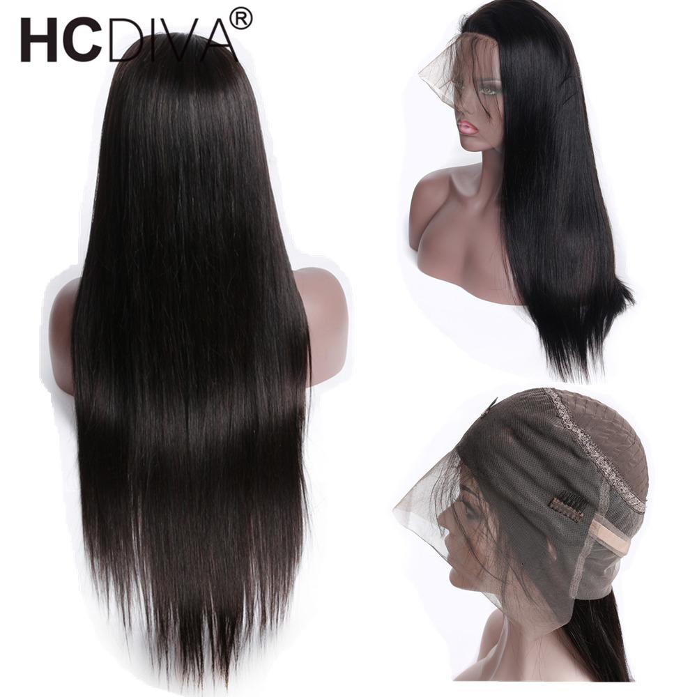 360 Lace Frontal Wig Straight Lace Front Human Hair Wigs Pre Plucked With Baby Hair 150% Remy Brazilian Wig For Black Woman - BzilHair – Brazilian Hair