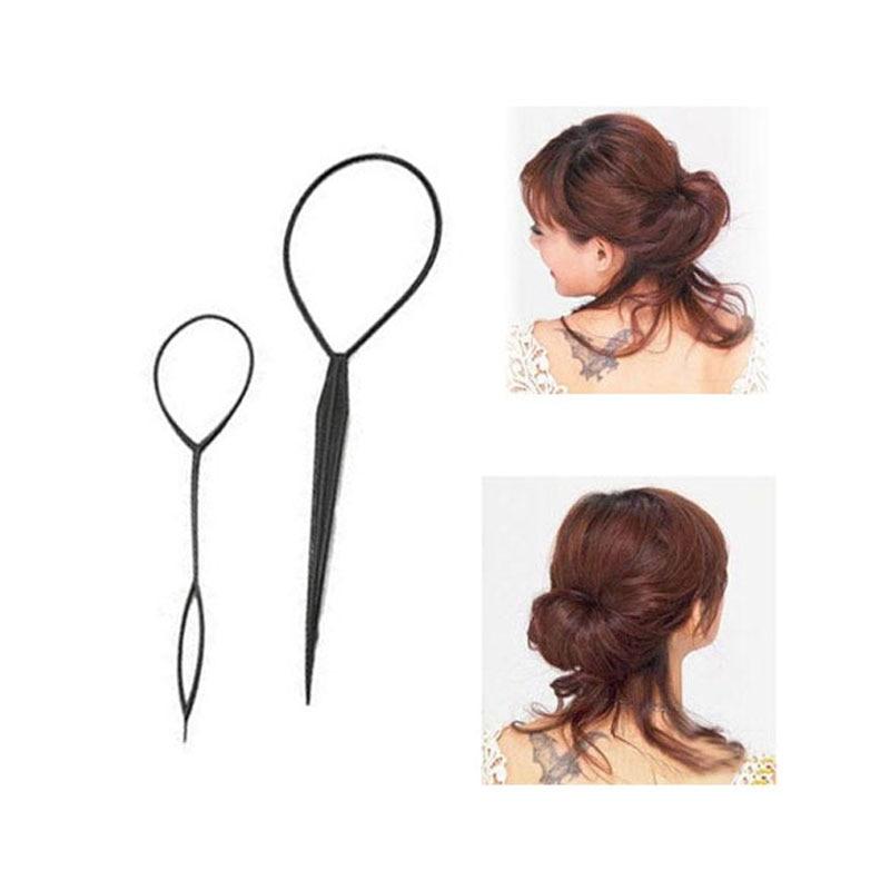Hot 2pcs/set Portable Hair Disk Twist Wear Hair Sticks DIY Women Hair Style Styling Tool Accessory Random Color Wholesale - BzilHair – Brazilian Hair