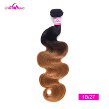 Load image into Gallery viewer, Ali Coco Malaysian Hair Bundles 1/3/4 Bundles &quot;8-30&quot; inch Body Wave Deals Non Remy Omber Hair 100% Human Hair Extensions - BzilHair – Brazilian Hair