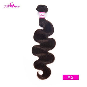 Ali Coco Malaysian Hair Bundles 1/3/4 Bundles "8-30" inch Body Wave Deals Non Remy Omber Hair 100% Human Hair Extensions - BzilHair – Brazilian Hair