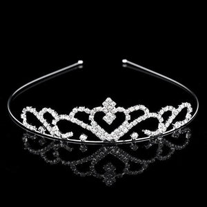 Beautiful Princess Tiaras and Crowns Headband Kid Girls Lover Bridal Prom Crown Wedding Party Accessiories Hair Jewelry - BzilHair – Brazilian Hair