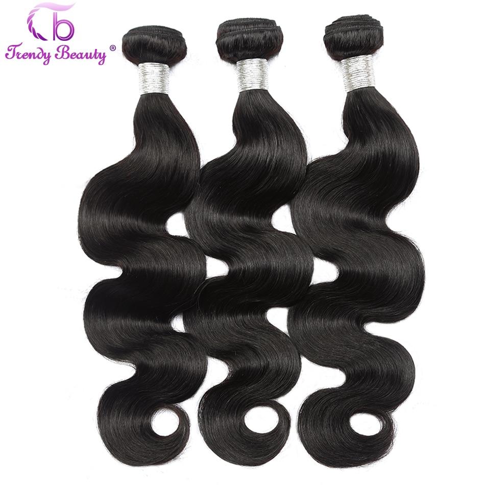 Peruvian Body Wave Hair Extensions 8-30 inches 1/3/4 pcs 100% Human hair Weave Bundles Natural Black Non-Remy Trendy Beauty Hair - BzilHair – Brazilian Hair