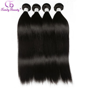 Trendy Beauty Peruvian Straight Hair 1/3/4 Bundles 100 % Human Hair Weave Bundles Non-Remy Hair Extensions Free Ship 8-30 inch - BzilHair – Brazilian Hair
