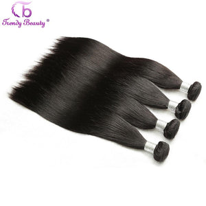 Trendy Beauty Peruvian Straight Hair 100% Human Hair Weave Bundles Free Shipping Can buy 1/3/4  Bundles Non-remy 8-30 inches - BzilHair – Brazilian Hair
