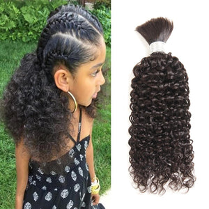 Black Pearl Pre-Colored Brazilian Curly Hair Bundles Remy Hair Bulk Braiding Human Hair Extensions 1 Bundle Braids Hair Deal - BzilHair – Brazilian Hair
