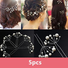 Load image into Gallery viewer, Women Girls Fashion Hairpins Simulate Pearl Hair Clip Wedding Bridal Headwear Hair Pins Styling Clip Tools Braiding Accessories - BzilHair – Brazilian Hair
