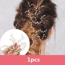 Load image into Gallery viewer, Women Girls Fashion Hairpins Simulate Pearl Hair Clip Wedding Bridal Headwear Hair Pins Styling Clip Tools Braiding Accessories - BzilHair – Brazilian Hair