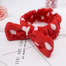 Load image into Gallery viewer, Women&#39;s Butterfly Bow Hair Band Fashion OMG Letters Wash Face Headband Girls Headwear Hairbands Coral Fleece Hair Accessories - BzilHair – Brazilian Hair