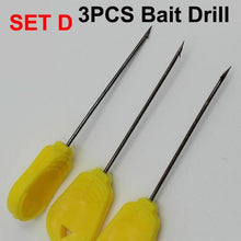 Load image into Gallery viewer, 3PCS Carp Fishing Boilies Bait Drill Baiting Needle Gate Needle Pellet Hair Rigs Splicing Making Tools Rigs Loading Accessories - BzilHair – Brazilian Hair