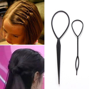 2PCS/Lot Fashion Colorful DIY Hair Styling Headbands For Girls Hair Pin Disk Pull Pins Hair Bands Headwear Kids Hair Accessories - BzilHair – Brazilian Hair