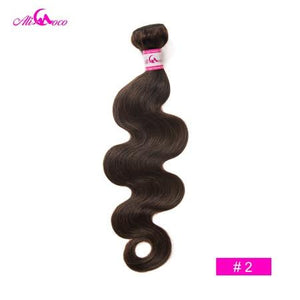 Ali Coco Brazilian Body Wave Hair Extensions "8-30" inch 100% Human Hair Weave Bundles 1/3/4 PCS Natural Color Non Remy Hair - BzilHair – Brazilian Hair