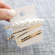 Load image into Gallery viewer, 3Pcs/Set Pearl Metal Hair Clip Hairband Comb Bobby Pin Barrette Hairpin Headdress Accessories Beauty Styling Tools New Arrival - BzilHair – Brazilian Hair