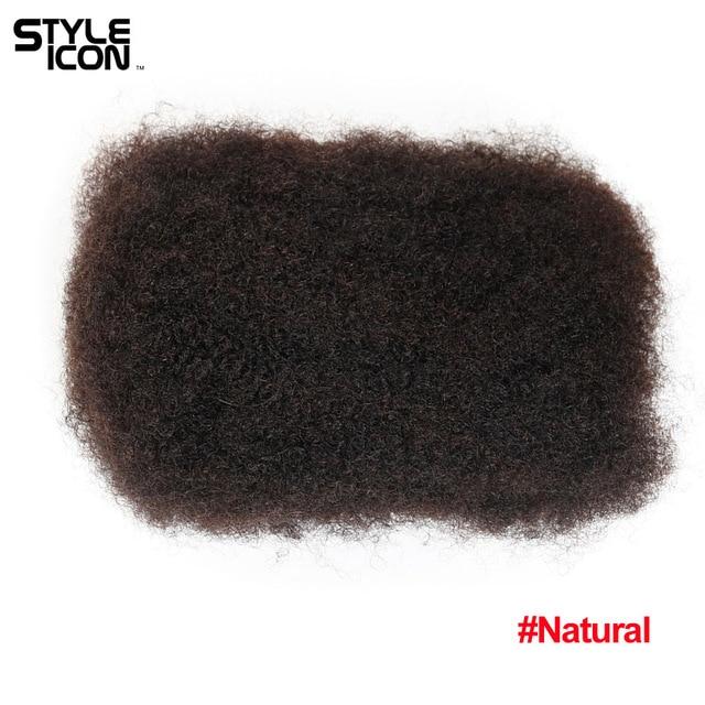 Styleicon Afro Kinky Bulk Human Hair 4 Bundles Remy Mongolian Afro Kinky Bulk 50 Gram/ Pc Kinky Curly Hair Crochet For Braiding - BzilHair – Brazilian Hair