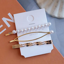 Load image into Gallery viewer, New 2019 Women Barrettes Set Pearl Hair Clip Pins Gold Fashion Jewelry Accessories Mujer Headwear Wedding for Girl Gift Oranment - BzilHair – Brazilian Hair