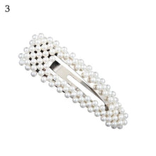 Load image into Gallery viewer, 1PC Fashion Women Full Pearl Hair Clips Snap Barrette Stick Hairpins Hair Styling Tools Accessories Hairgrip Headdress Gift - BzilHair – Brazilian Hair