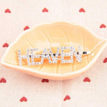 Load image into Gallery viewer, 1PC Bling Letter Hairpins Headwear for Women Girls Hair Clips Pins Barrette Tools Hair Accessories - BzilHair – Brazilian Hair
