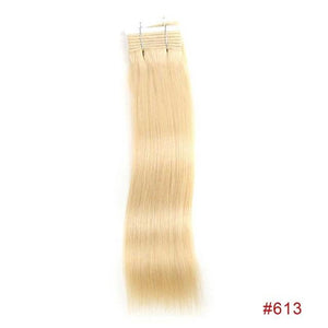 Rebecca Natural Silky Weave Human Hair 1 Bundle Deals Brazilian Ombre Straight Hiar Colored Remy Hair #27 #30 #99J #Burgundy Red - BzilHair – Brazilian Hair