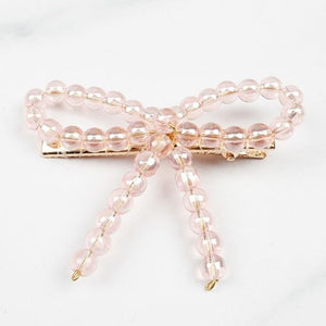 Korea Pearl Barrettes with Bowknot for Women Ladies Elegant Jewelry Hairgrips Valentine's Day Hair Pins Hair Accessories ON SALE - BzilHair – Brazilian Hair
