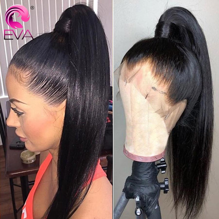 Eva 360 Lace Frontal Wigs Pre Plucked With Baby Hair Glueless Straight Lace Front Human Hair Wigs For Black Women Brazilian Remy - BzilHair – Brazilian Hair