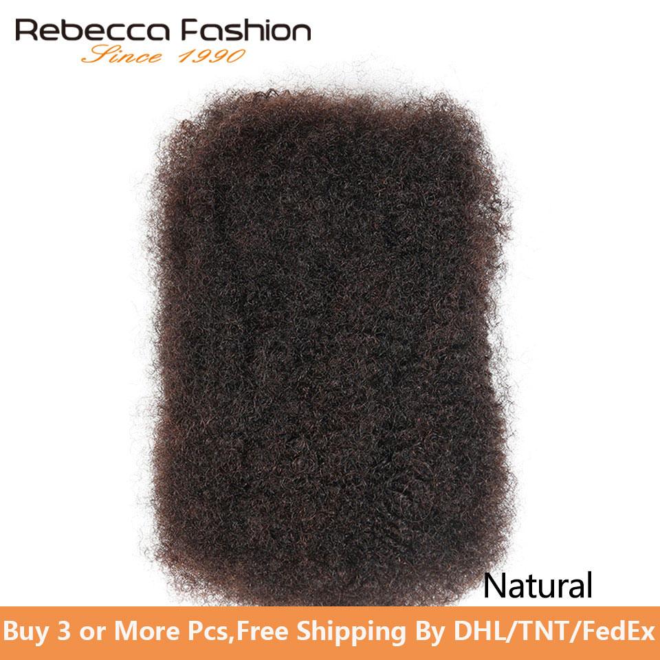 Rebecca Remy Human Hair Brazilian Afro Kinky Bulk 50 Gram/ Pc Afro Kinky Curly Hair Crochet For Braiding Bulk Hair Free Shipping - BzilHair – Brazilian Hair